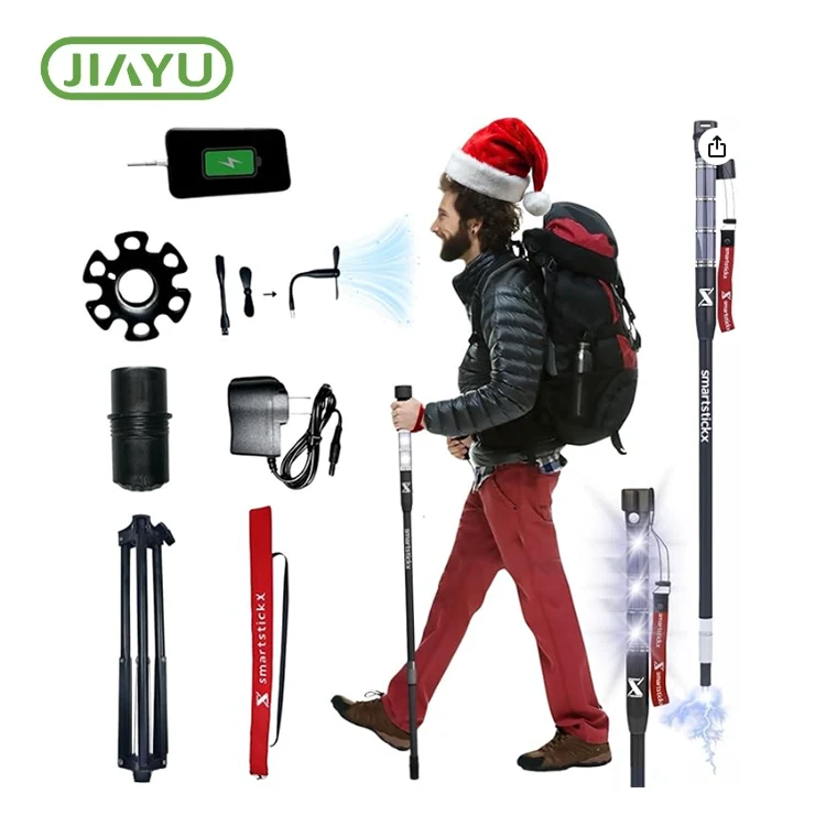 LED lehký trekking pól
